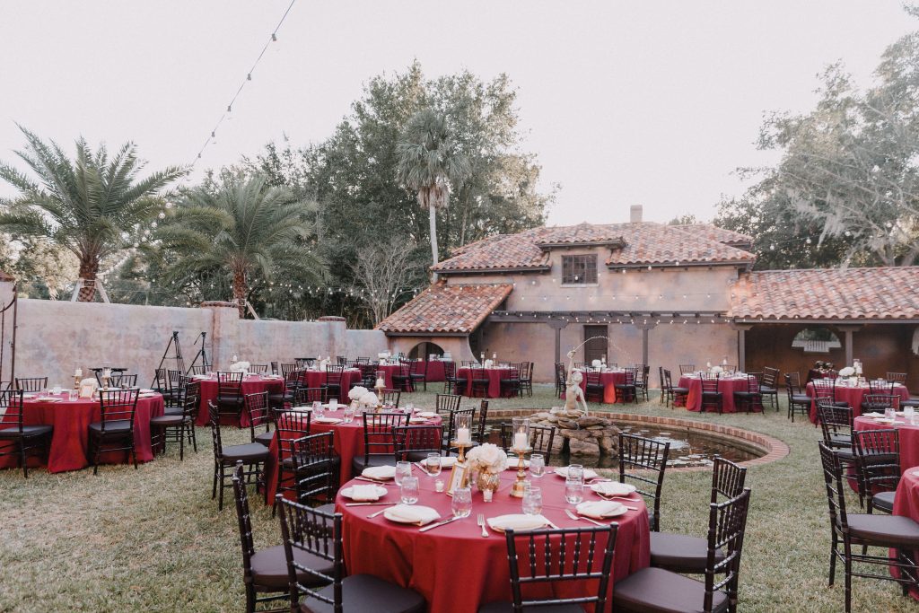 Traditional Red & White Wedding Howey Mansion Orlando Wedding Planner Anna Christine Events