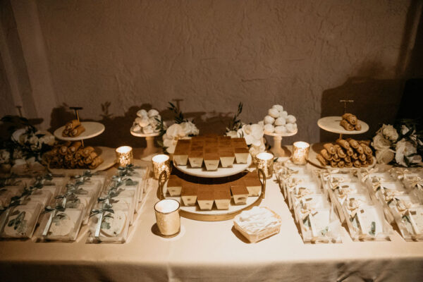 dessert table at central florida wedding