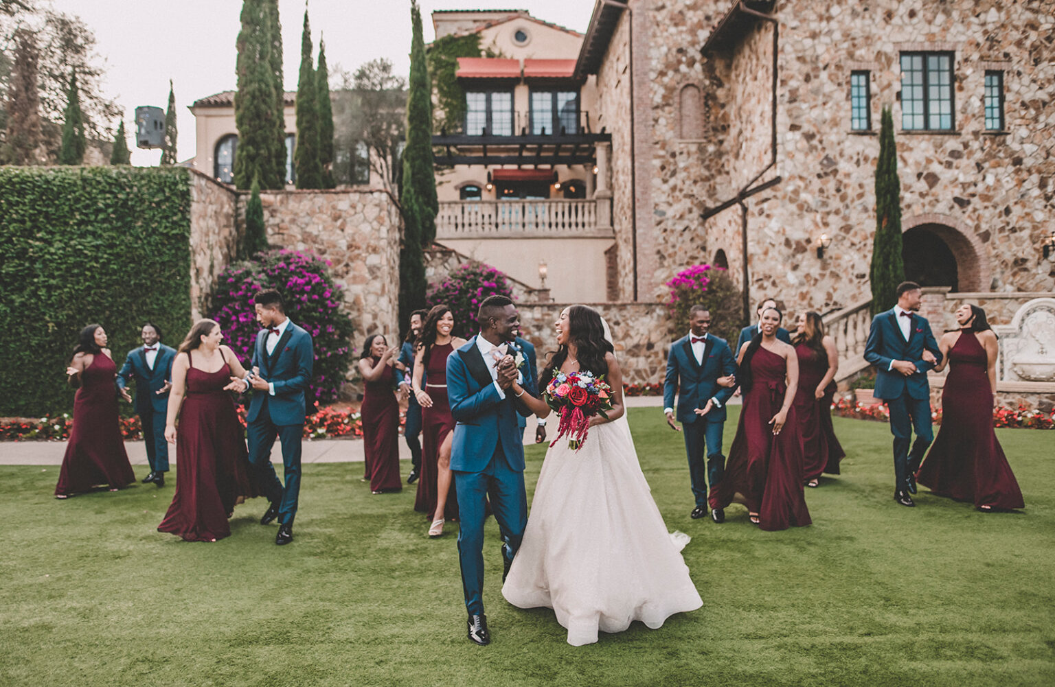 Blush and Burgundy Wedding Bella Collina Orlando Wedding Planner Anna Christine Events