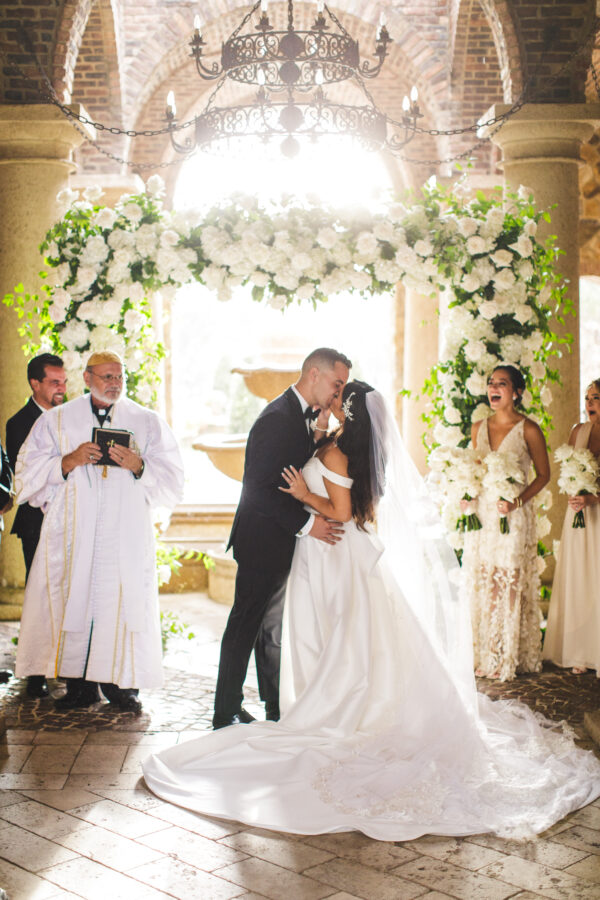 Italian-Inspired White Wedding Bella Collina Orlando Wedding Planner Anna Christine Events