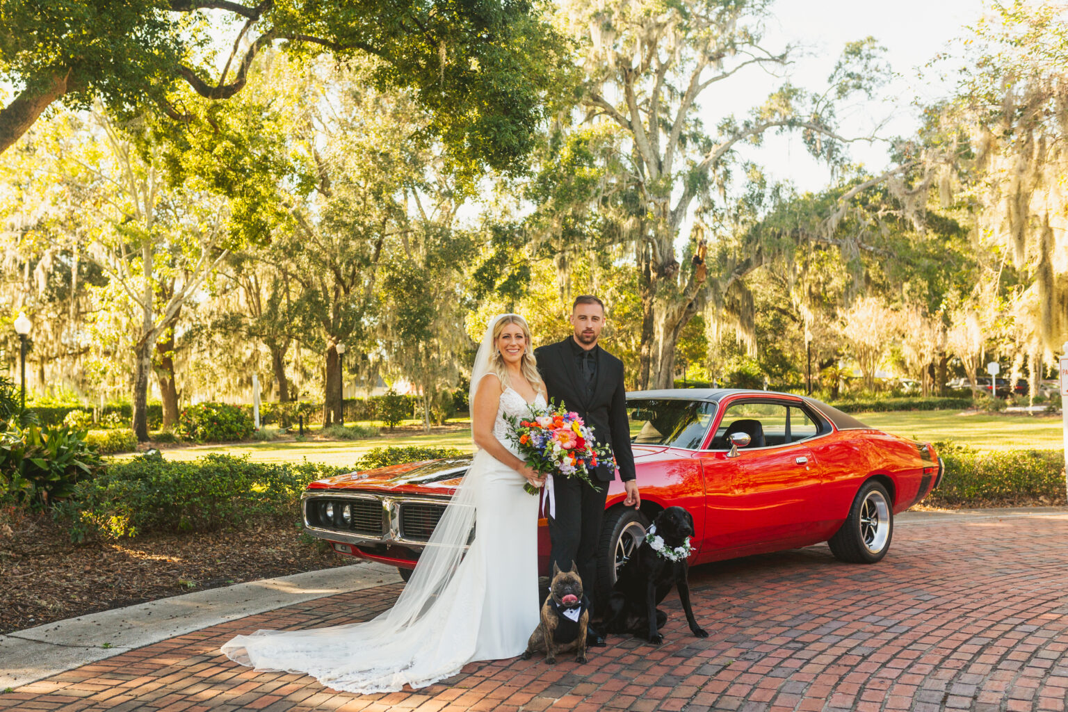 Bright Floral Outdoor Wedding Cypress Grove Estate House Orlando Wedding Planner Anna Christine Events