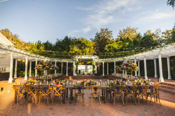 Bright Floral Outdoor Wedding Cypress Grove Estate House Orlando Wedding Planner Anna Christine Events