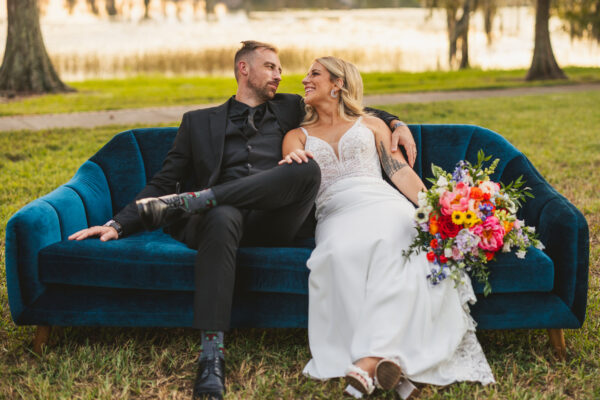 Bright Floral Outdoor Wedding Cypress Grove Estate House Orlando Wedding Planner Anna Christine Events