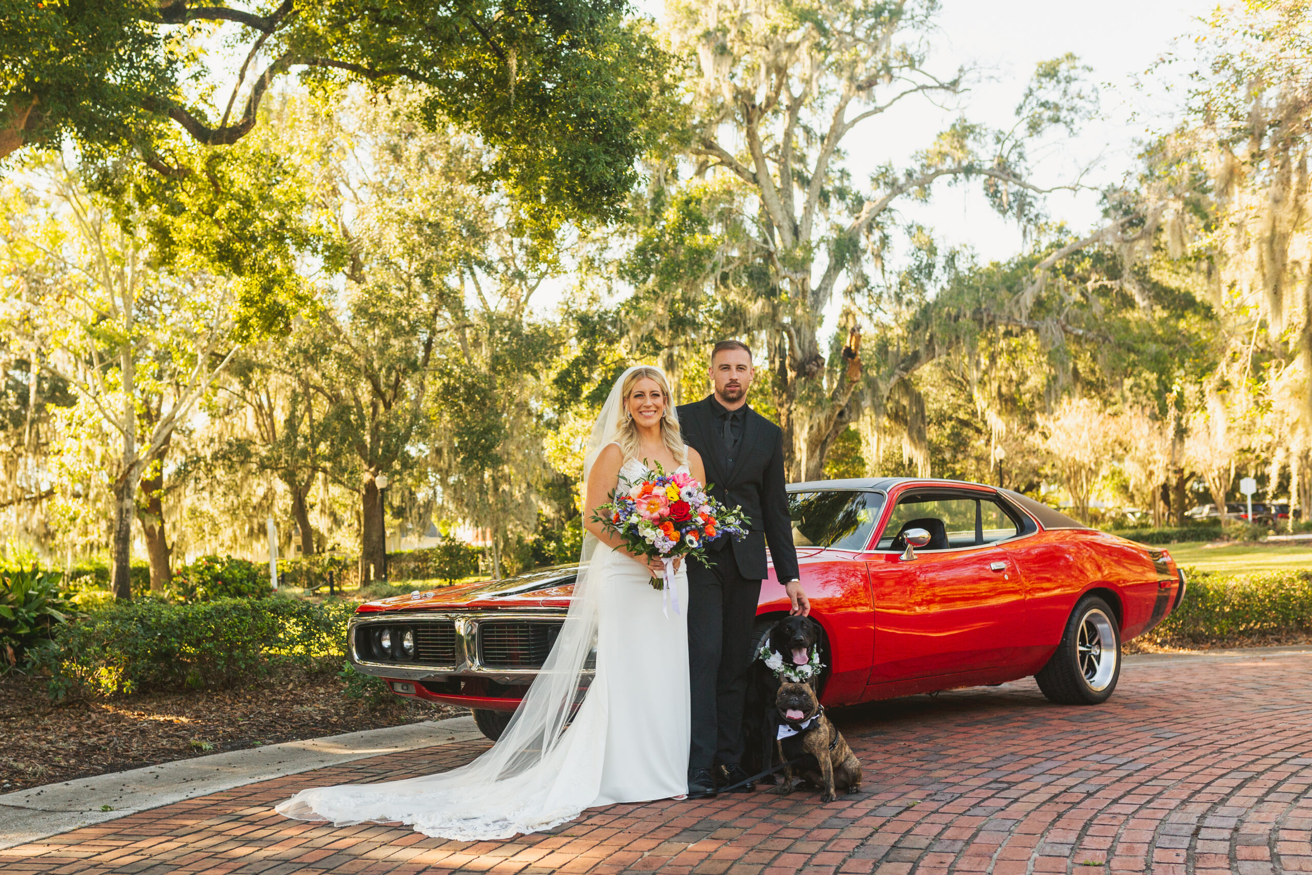 Bright Floral Outdoor Wedding Cypress Grove Estate House Orlando Wedding Planner Anna Christine Events