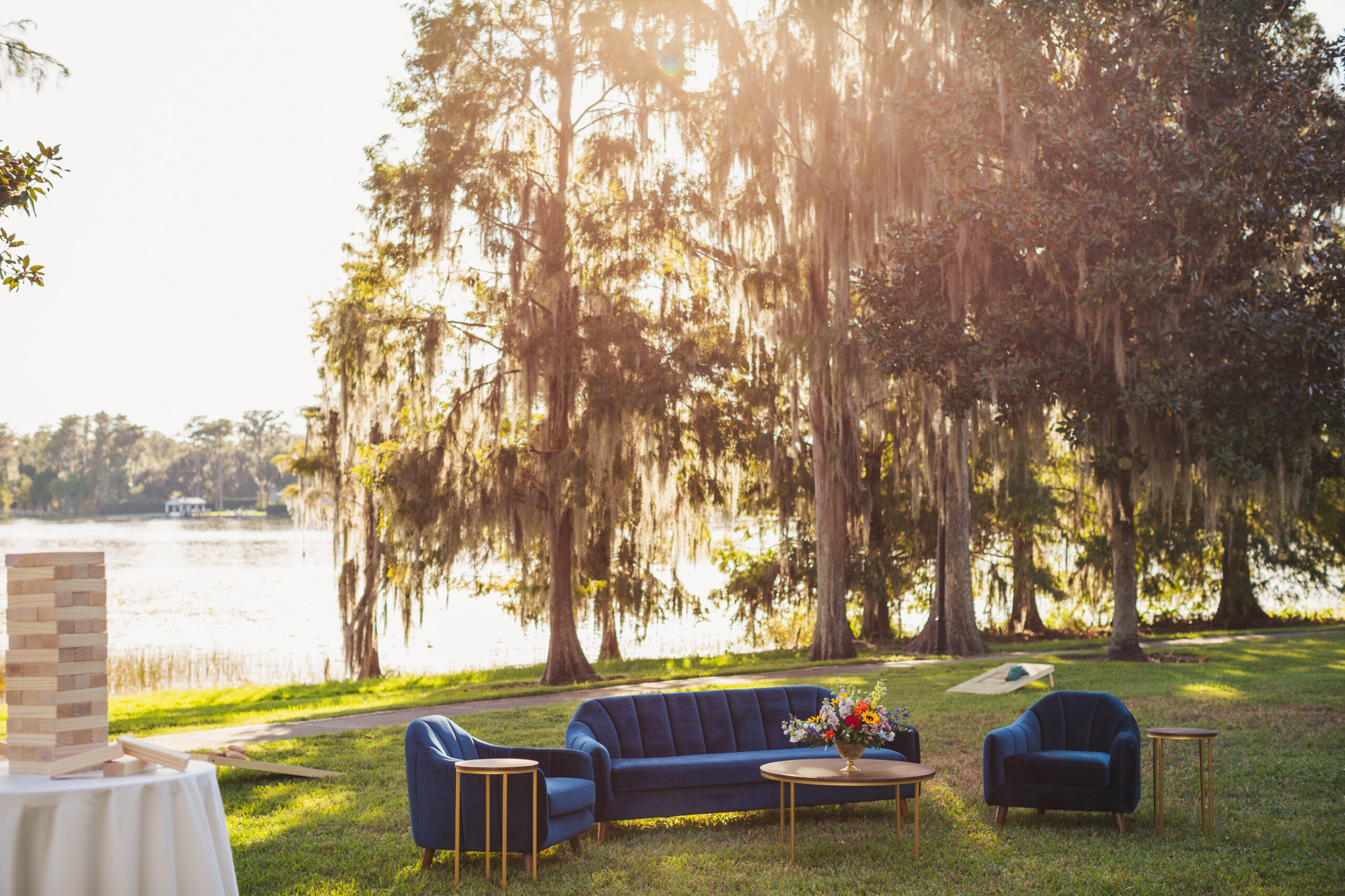 Bright Floral Outdoor Wedding Cypress Grove Estate House Orlando Wedding Planner Anna Christine Events