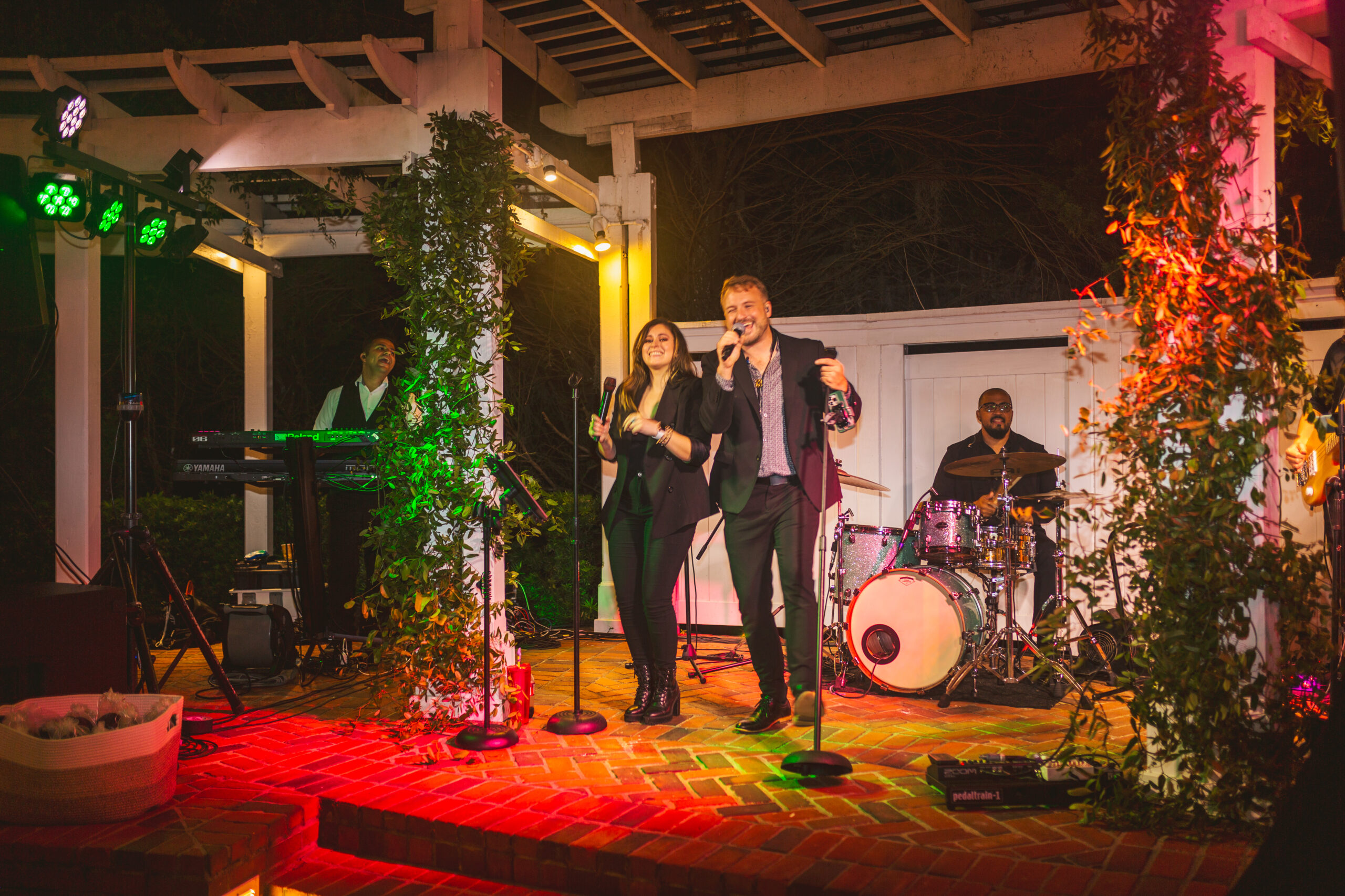 Bright Floral Outdoor Wedding Cypress Grove Estate House Orlando Wedding Planner Anna Christine Events