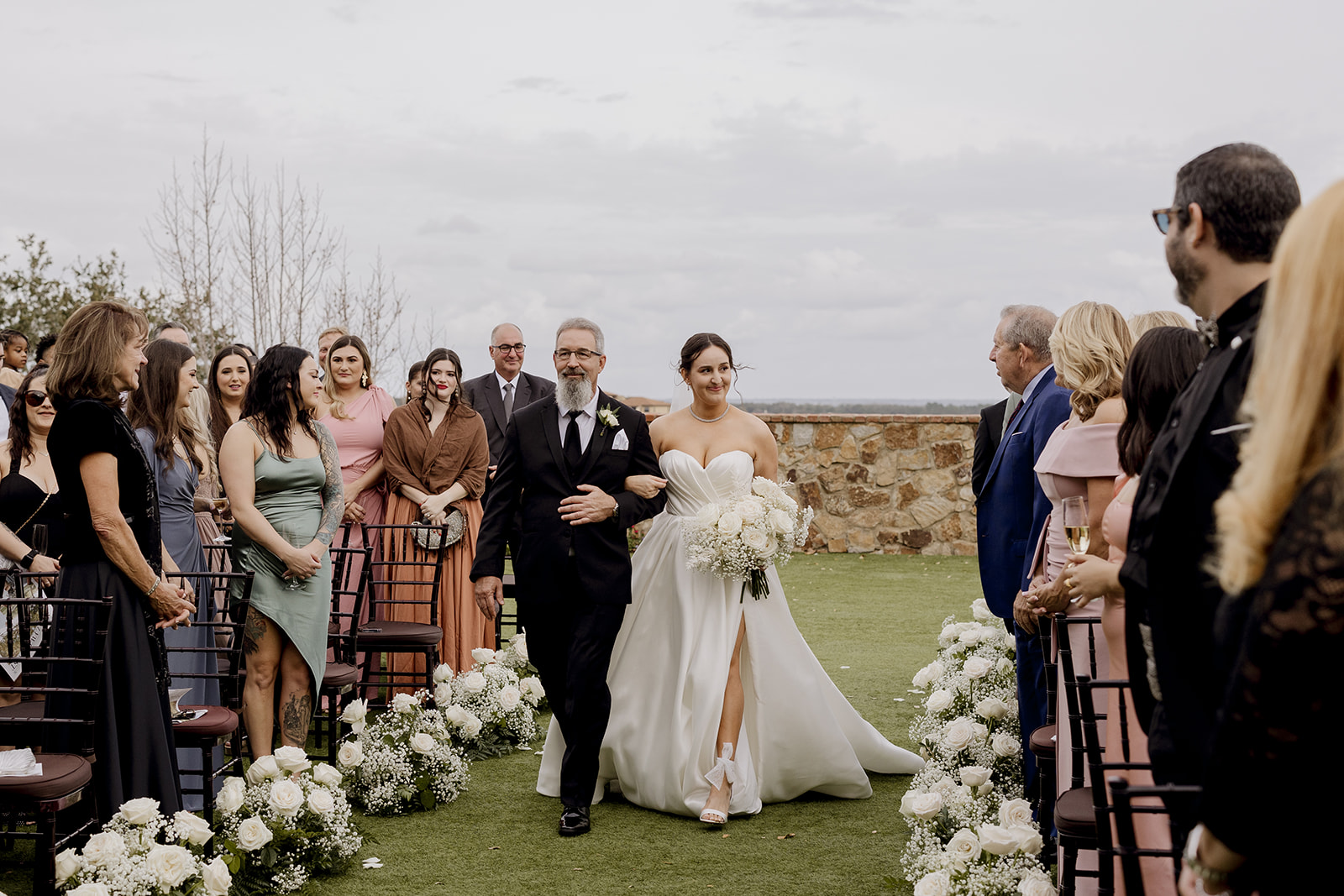 Timeless White Rose Wedding Bella Collina Orlando Wedding Planner Anna Christine Events