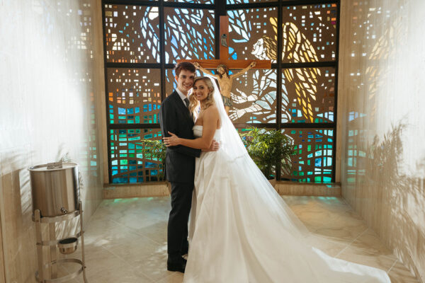 Romantic Dusty Blue Barn Wedding Our Lady Star of The Sea Catholic Church Orlando Wedding Planner Anna Christine Events