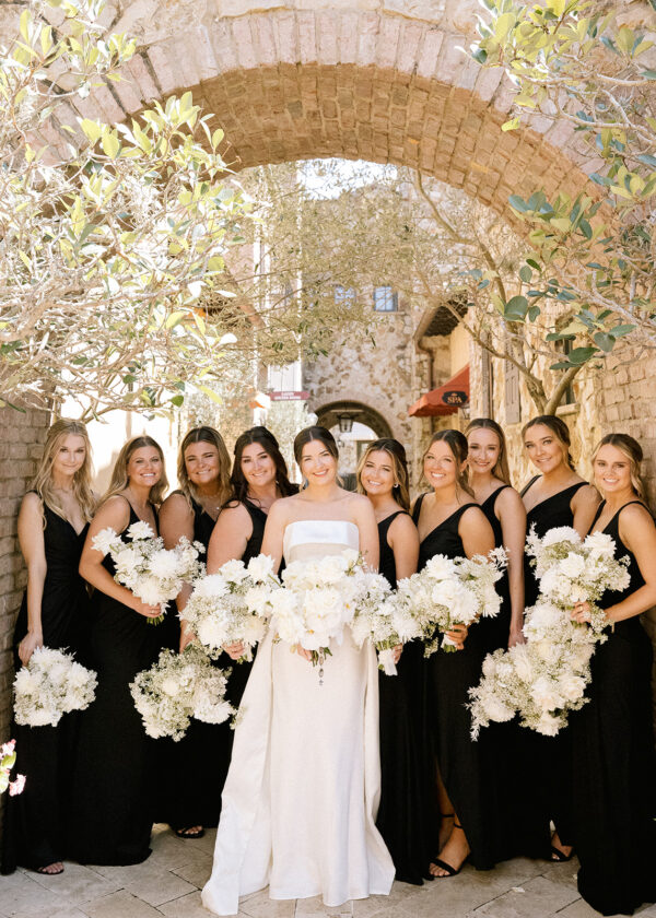 Elegant Black and White Bella Collina Wedding Orlando Wedding Planner Anna Christine Events