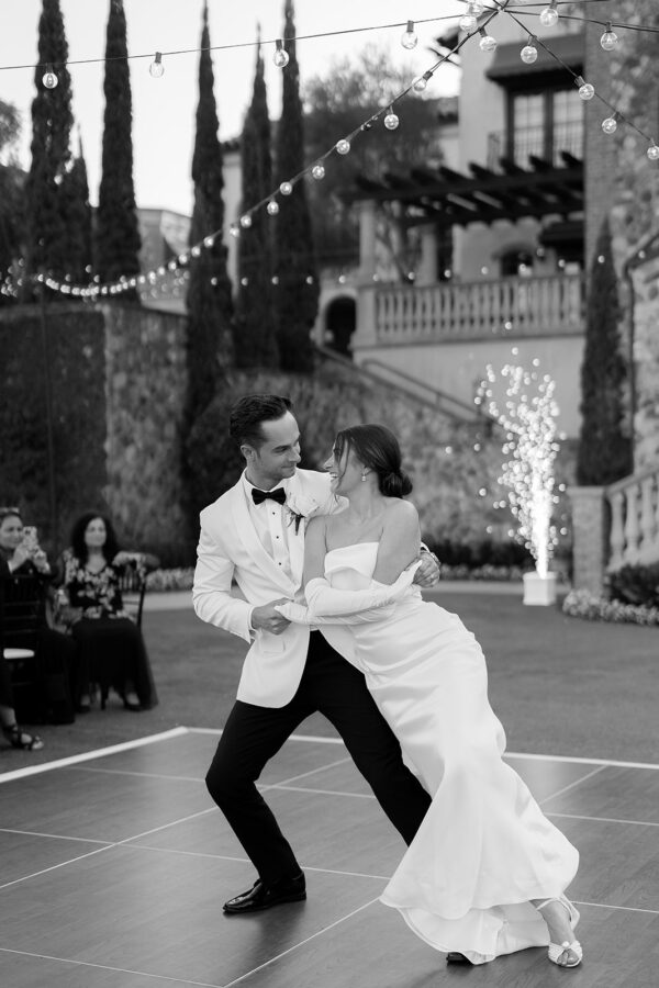 Elegant Black and White Bella Collina Wedding Orlando Wedding Planner Anna Christine Events