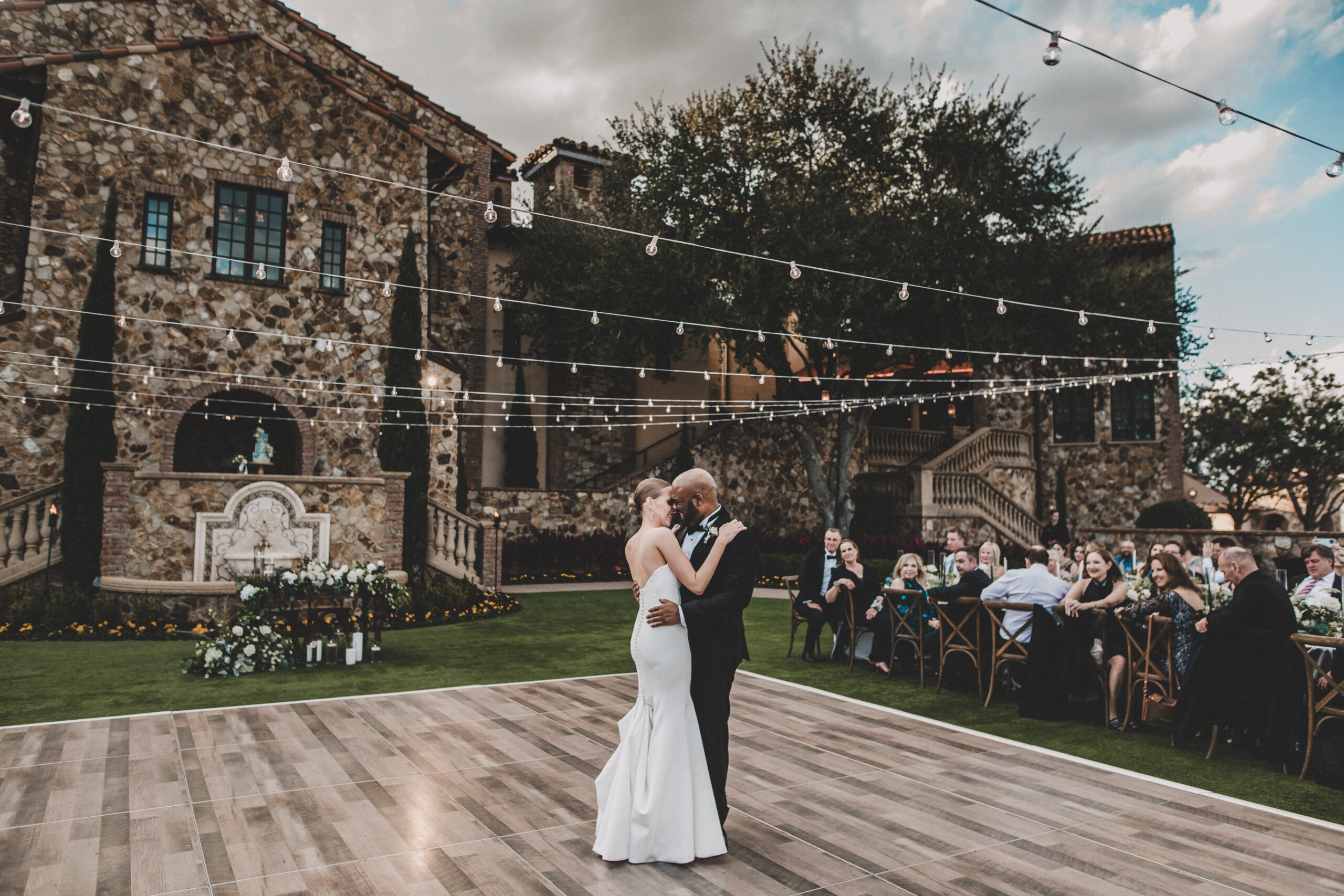 Romantic Outdoor Bella Collina Wedding Reception Orlando Wedding Planner Anna Christine Events