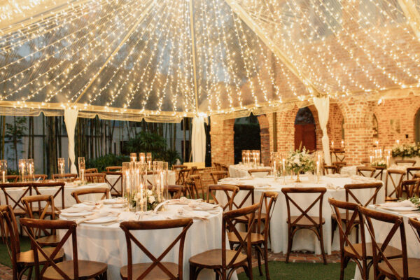 Romantic Candlelit Casa Feliz Wedding Orlando Wedding Planner Anna Christine Events